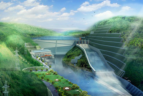 尖山老挝南塔河1号水电站项目